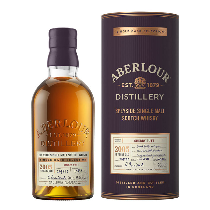 Aberlour 16 ans Single Cask 2005 Sherry 70cl 65.8°