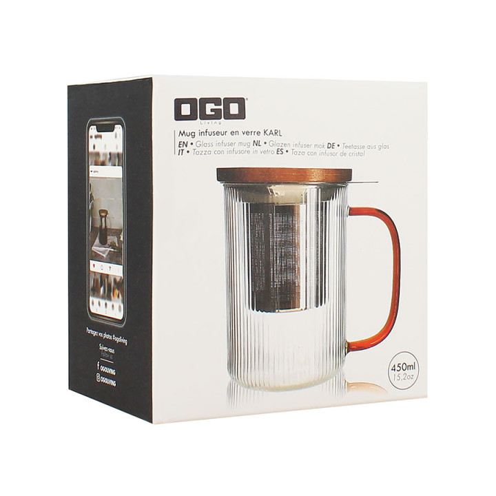 Tisanière Karl Ambre 450ml
