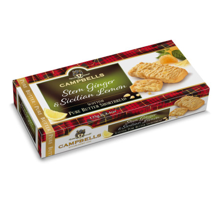 Ginger and Lemon Shortbread Campbells 125g
