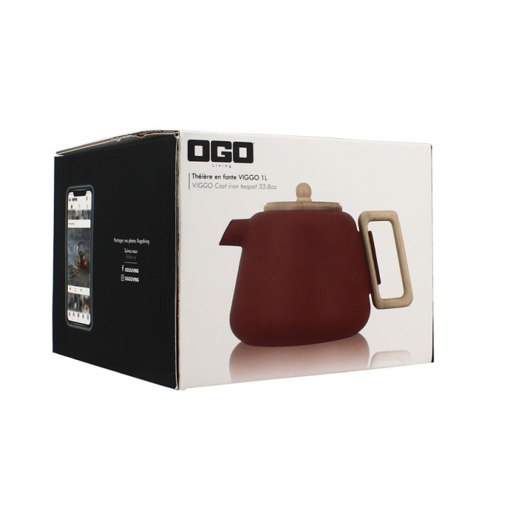 Viggo Paprika teapot Ogo 1L