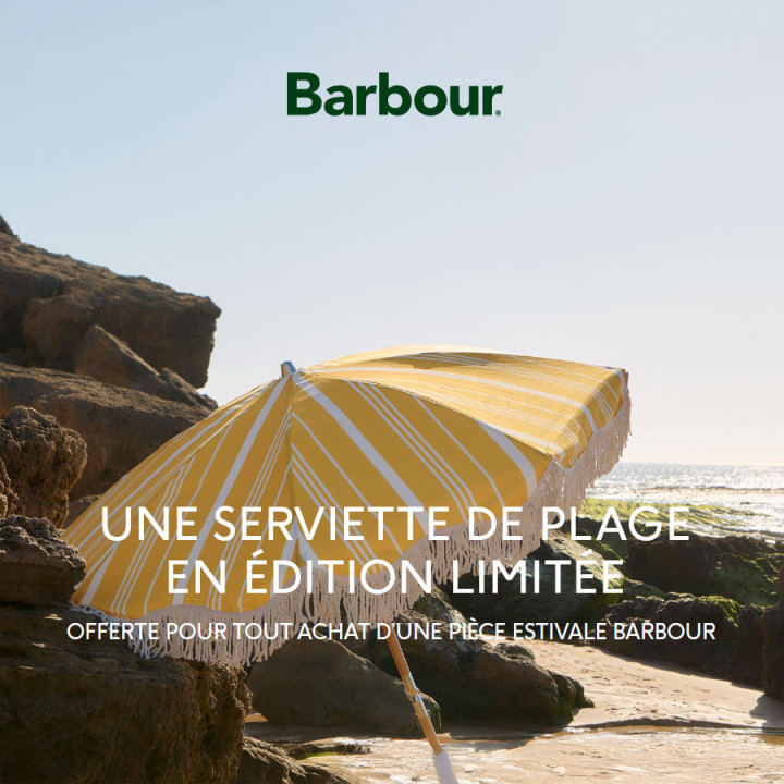 Serviette de plage offerte