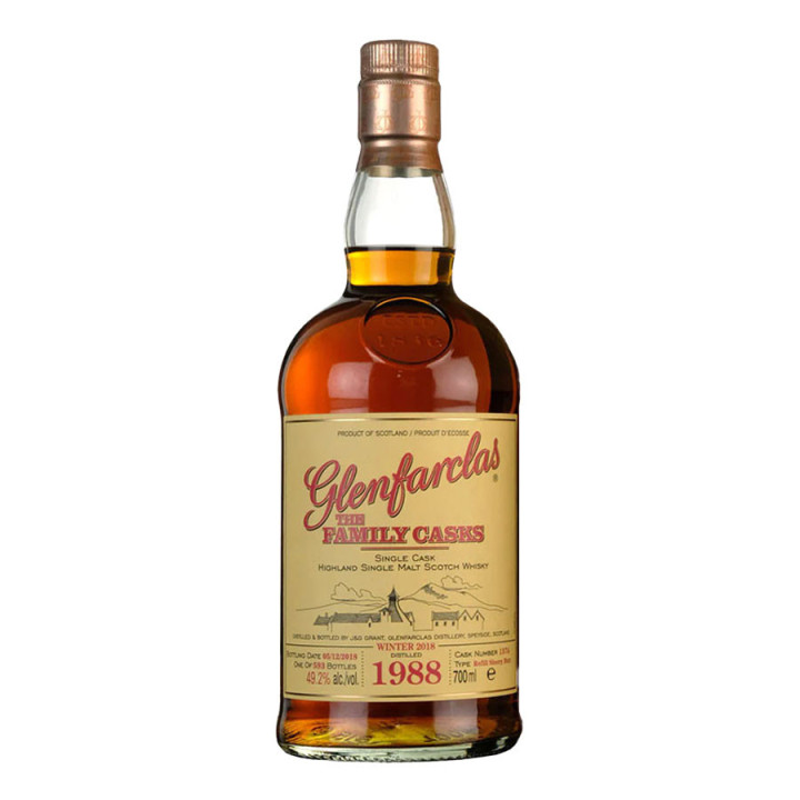 Glenfarclas 1988 30 Years Old W18 Cask 1374 70cl 49.2°