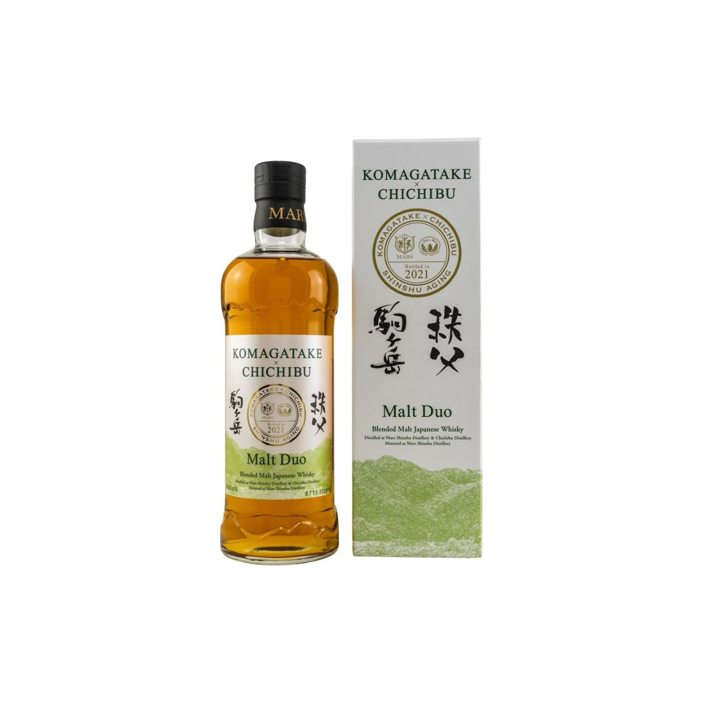 Mars Malt Duo Komagatake Chichibu 70cl 54° - Le Comptoir Irlandais