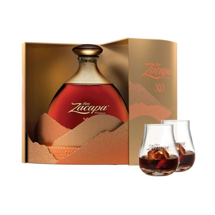 Ron Zacapa XO Nuage 70cl 40°+ 2 Verres