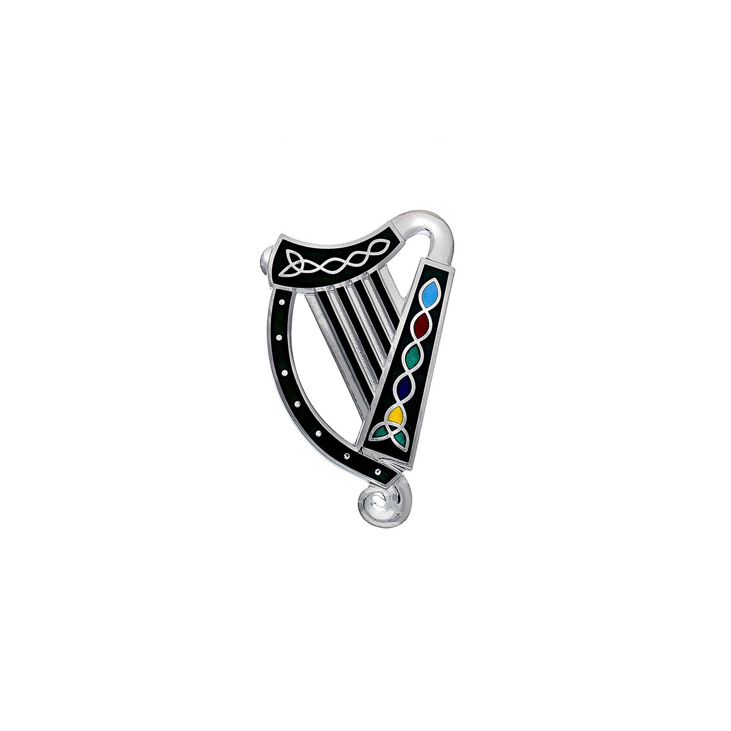 Celtic Harp Brooch