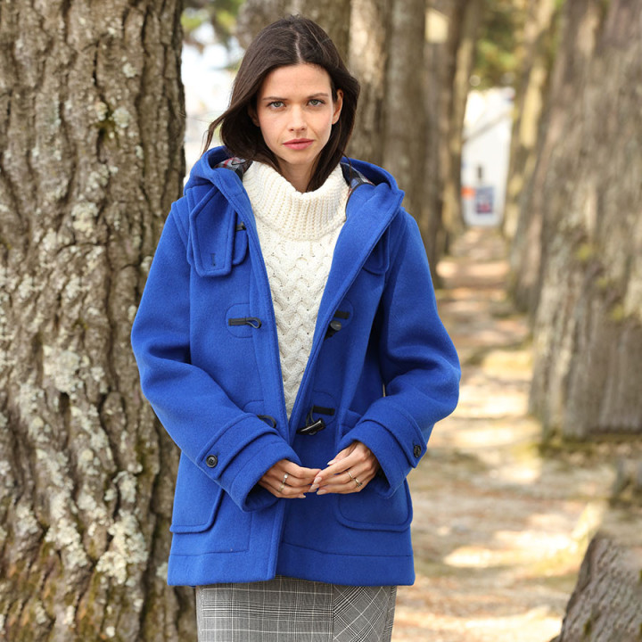 London Tradition Duffle coat Erica Blue