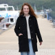 London Tradition black Angela Duffle-Coat