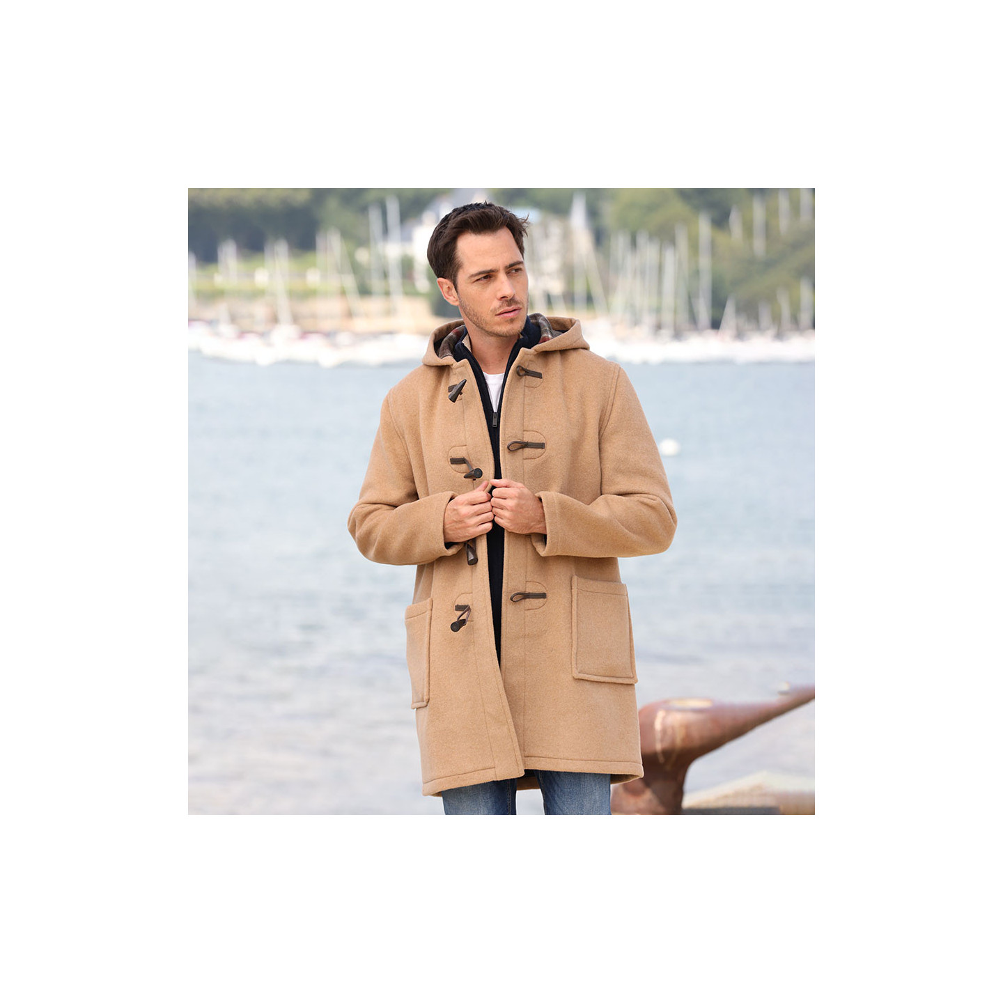 London Tradition Camel Joseph Duffle-Coat - Le Comptoir Irlandais