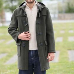 Duffle-Coat Martin Seaweed London Tradition
