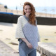 Poncho Supersoft Torsades Patchwork Aran Woollen Mills