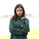 Cardigan 3 Boutons Merino Green Aran Woollen Mills