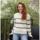 Cardigan Ada Ecru Et Noir Out Of Ireland