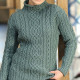 Inis Crafts green crewneck sweater