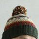 Beanie jordan pompom green kusan