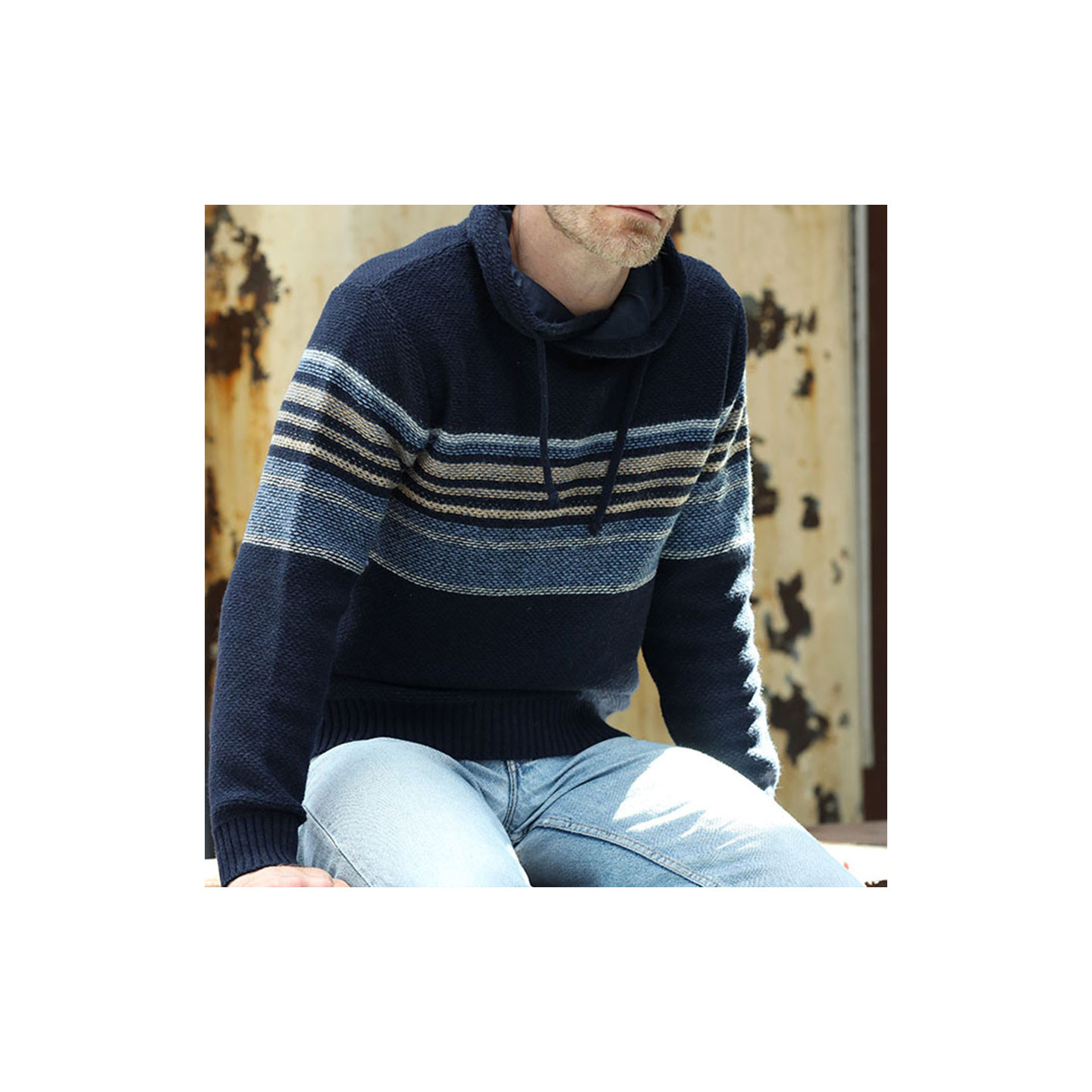 Out of Ireland Alex Navy Sweater
