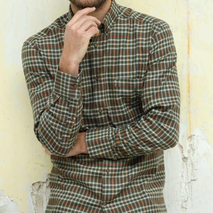 Chemise London Vert Out Of Ireland