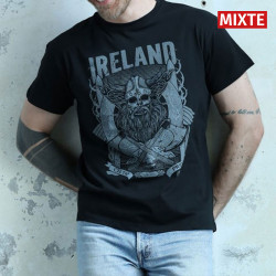 T-shirt Noir Ireland Viking