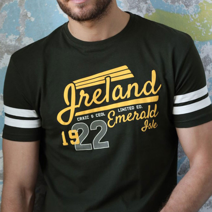 T-shirt Ireland Vert & Jaune