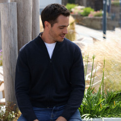 Pull Col 1/2 Zip Marine Best Yarn