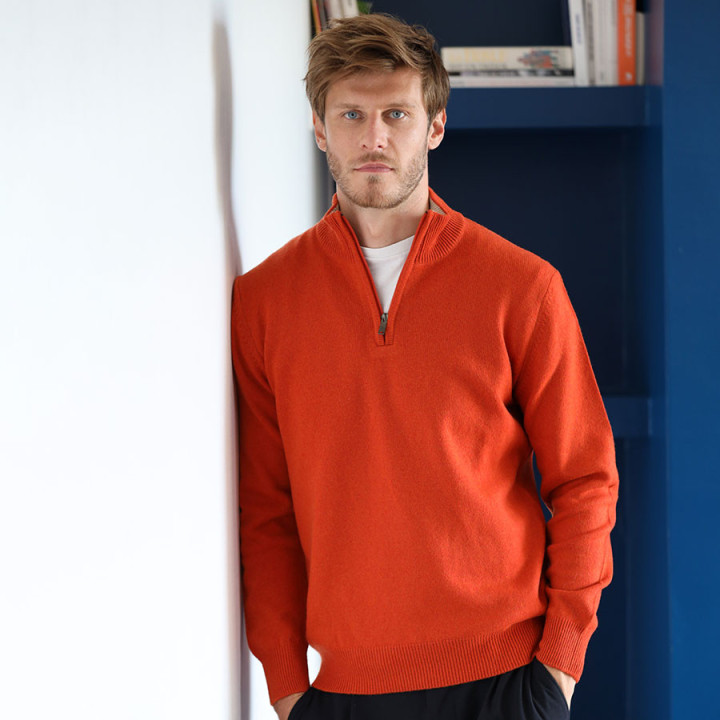 Celtic Alliance Half-zip Orange Sweater