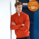 Pull Col Demi-zip Orange Celtic Alliance