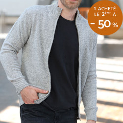 Gilet Zippe Gris Clair Celtic Alliance