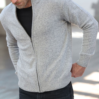 Celtic Alliance Light Grey Zipper Vest