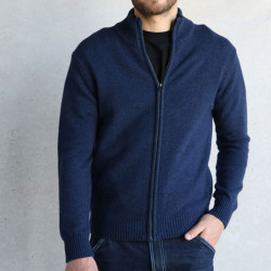 Celtic Alliance Zipped Navy Cardigan