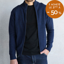 Celtic Alliance Zipped Navy Cardigan