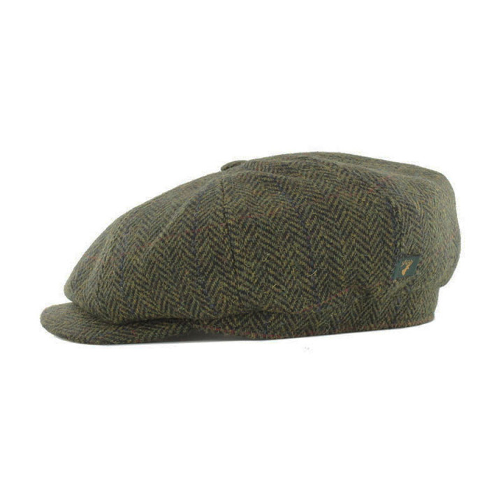 Mucros Weavers 8 Panels Olive Irish Cap