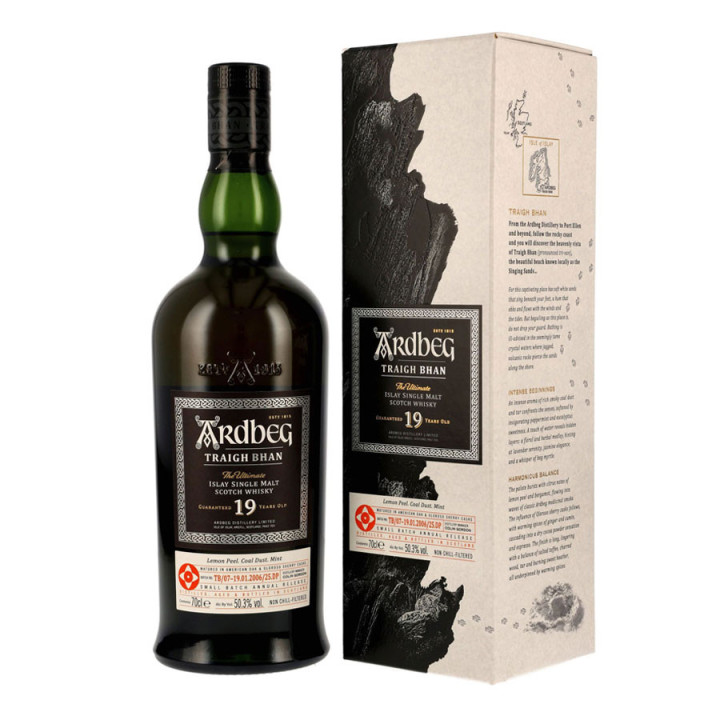Ardbeg traigh bhan 19 ans batch 7 70c50.3ï¿½