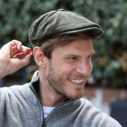 Casquette Paolo Olive Velours Celtic Alliance