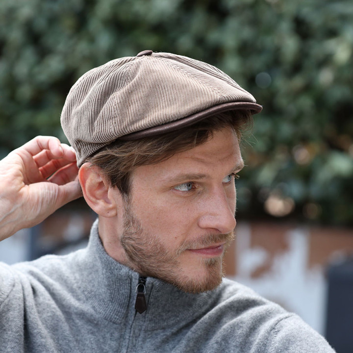 Casquette Paolo Marron Velour Celtic Alliance