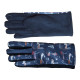 Gants suedine chat bleu fonce h25 ooi