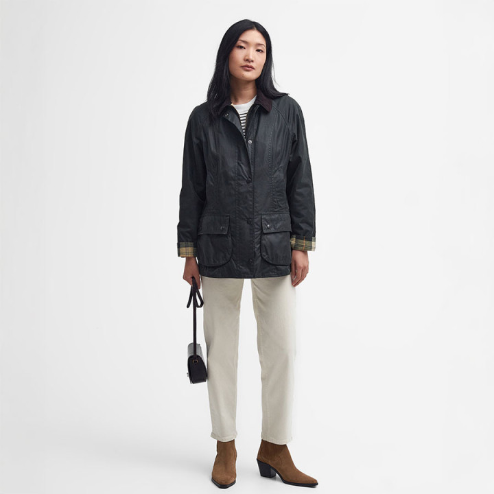 Veste Classic Beadnell Sage Barbour