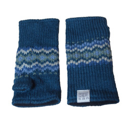 Kusan Jordan Teal Mittens