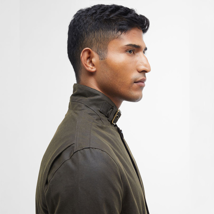 Veste Huilée Lutz Olive Barbour