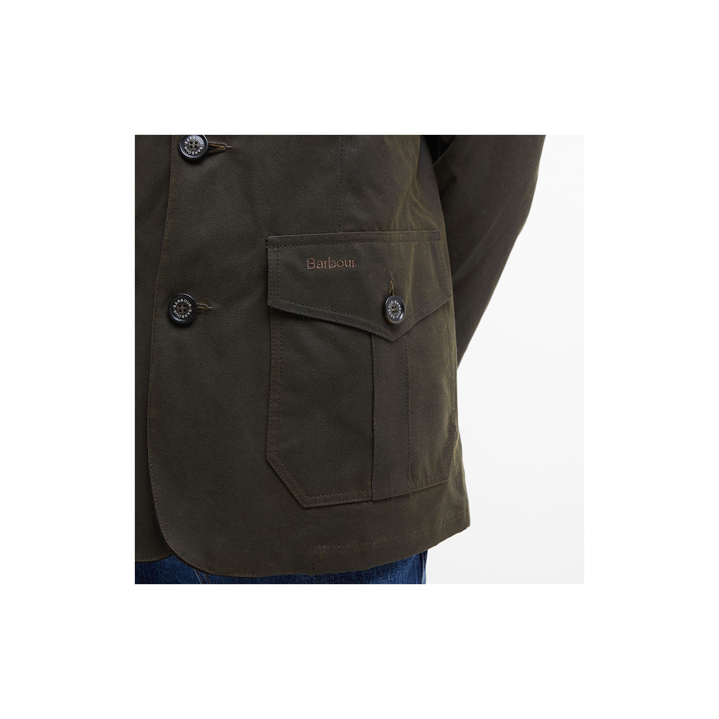 Veste Huilée Lutz Olive Barbour