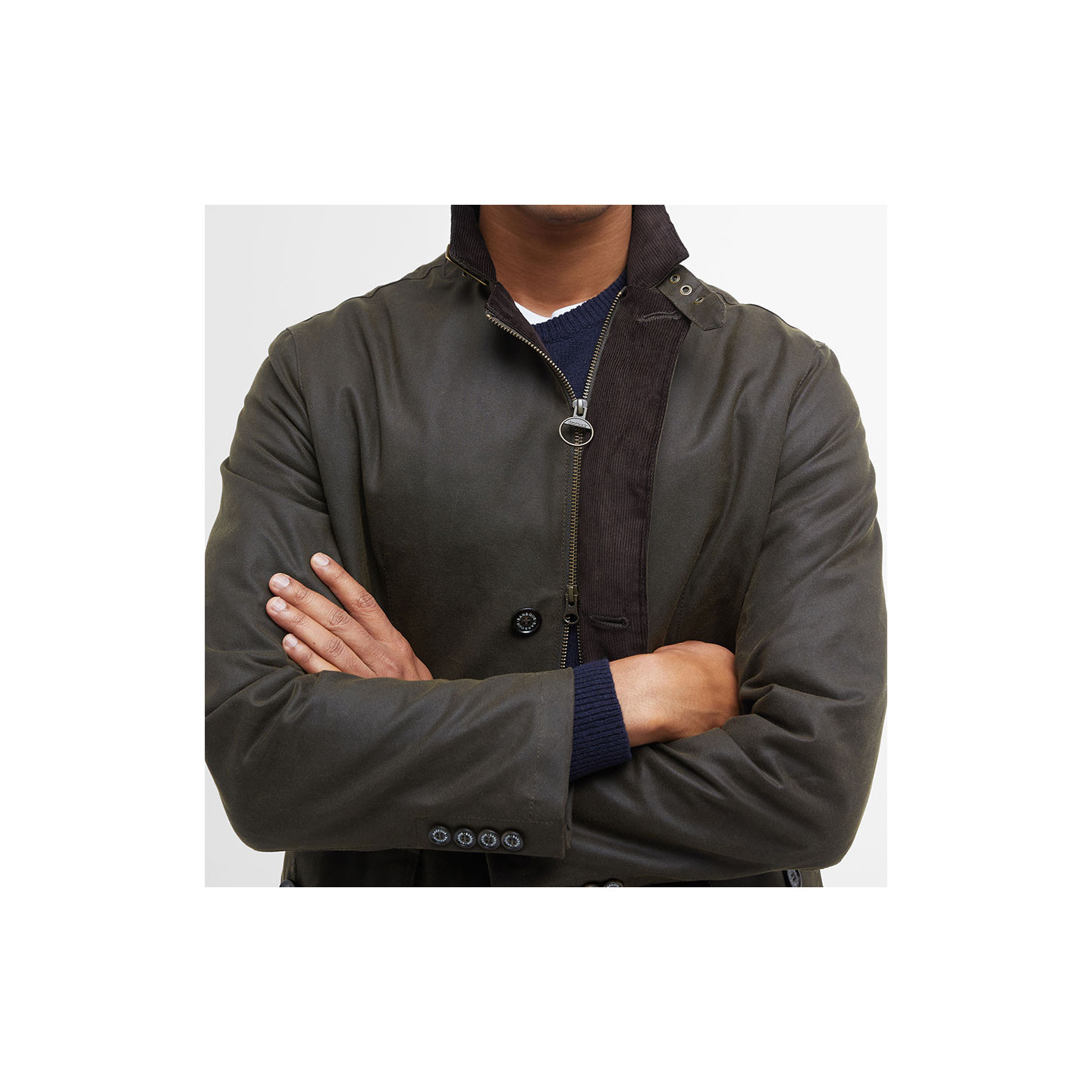 Veste Huilée Lutz Olive Barbour