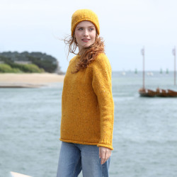 Pull Ballina Jaune Arran Woollen Mils