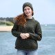 Pull Ballina Vert Arran Woollen Mils