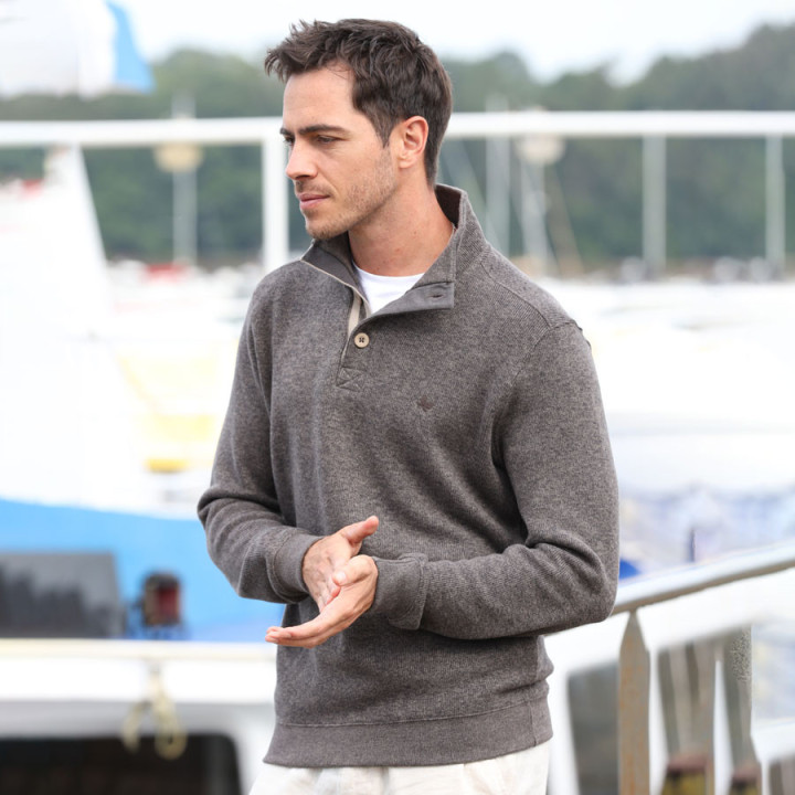 Out Of Ireland Ayden Taupe Sweater