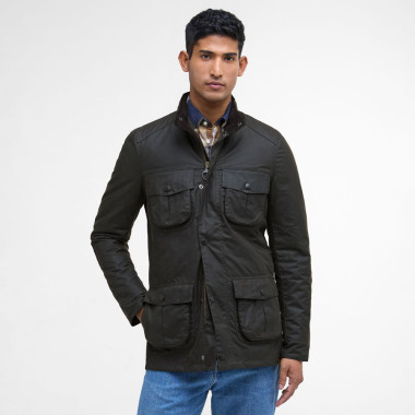 Veste Huilée Corbridge Olive Barbour