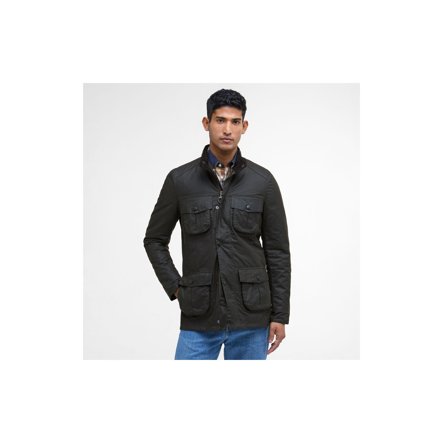 Veste Huilée Corbridge Olive Barbour