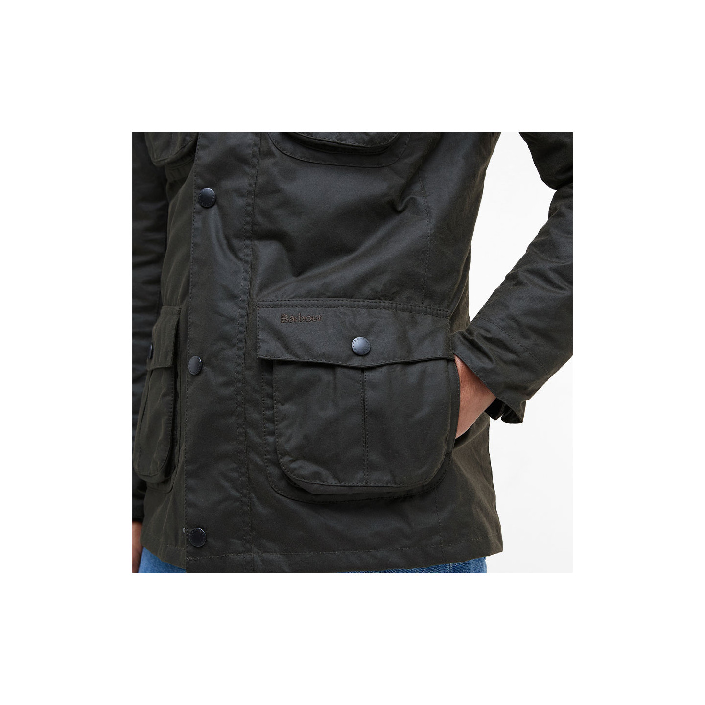Veste Huilée Corbridge Olive Barbour