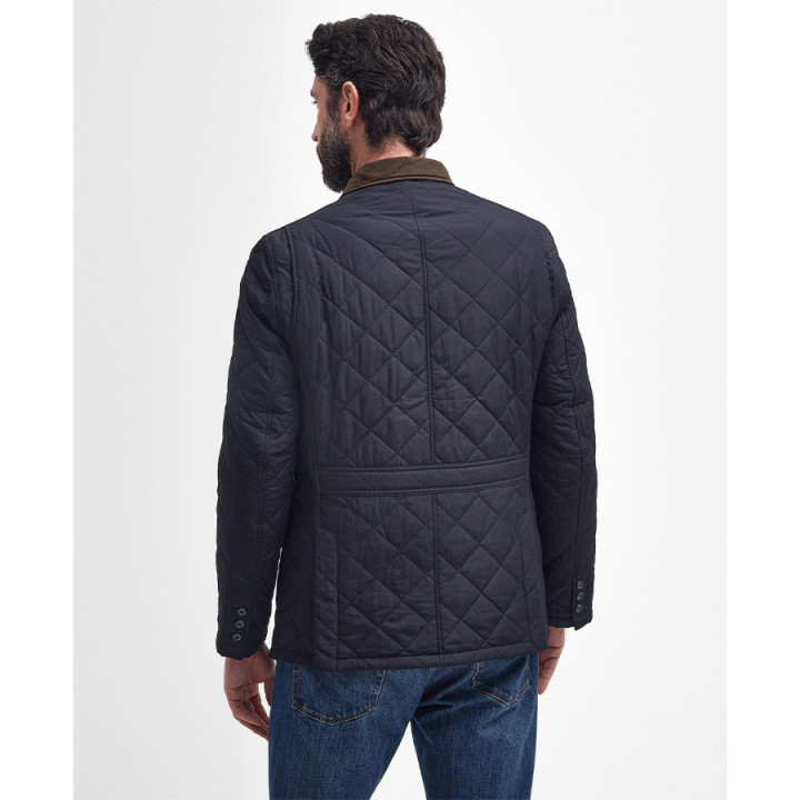 Barbour Lutz Navy Padded Jacket
