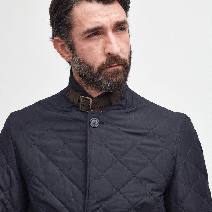 Barbour Lutz Navy Padded Jacket