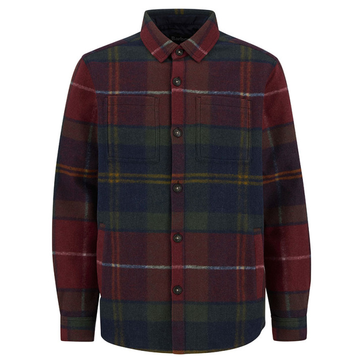 Surchemise Chapter Check Winterberry Tartan Barbour