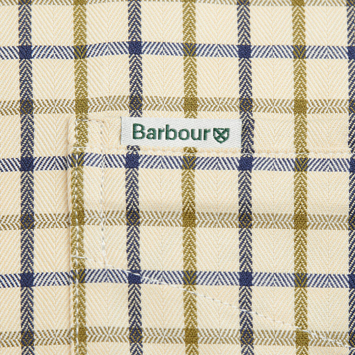 Barbour Tattersall Navy/Olive Sports Shirt