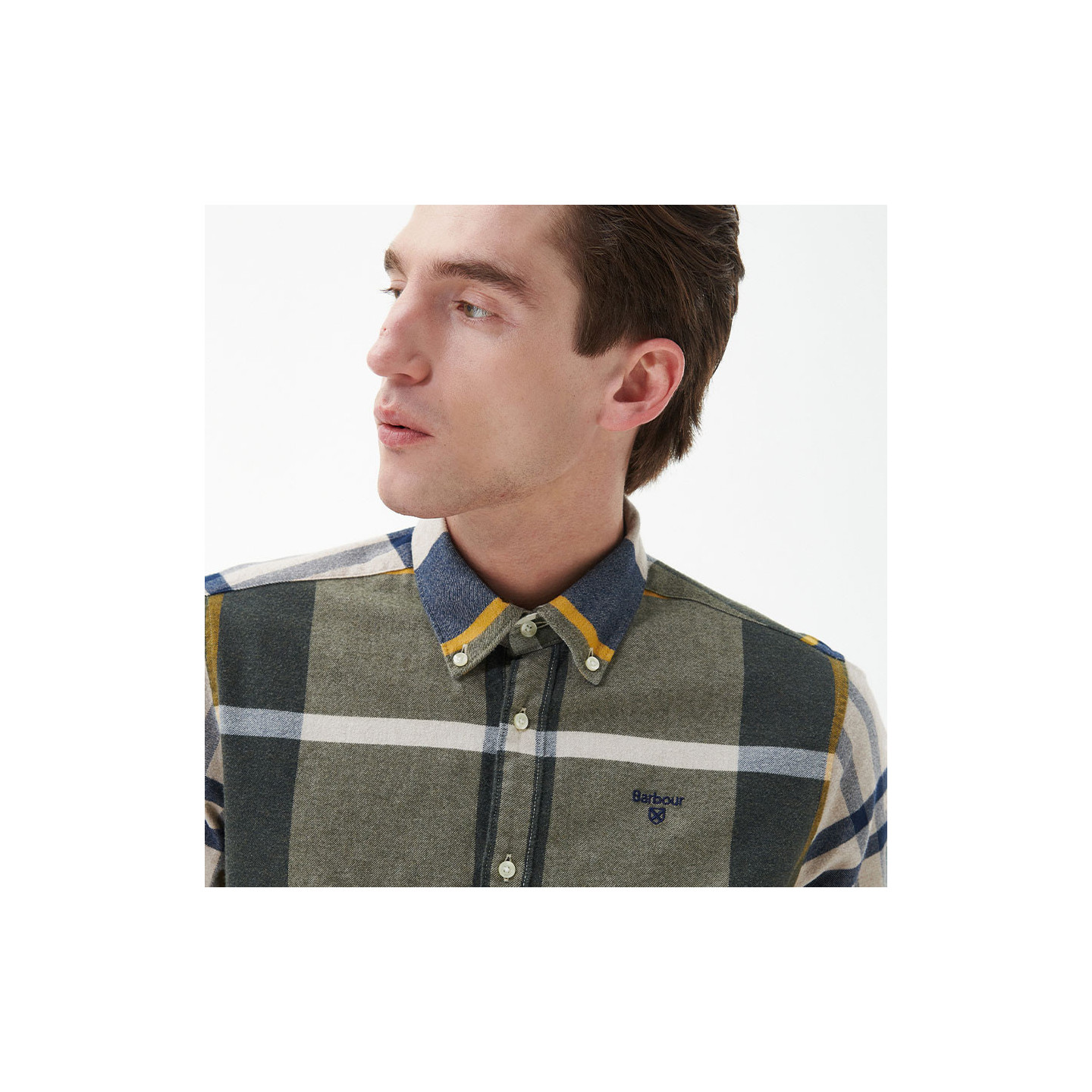 Barbour Iceloch Forest Mist shirt